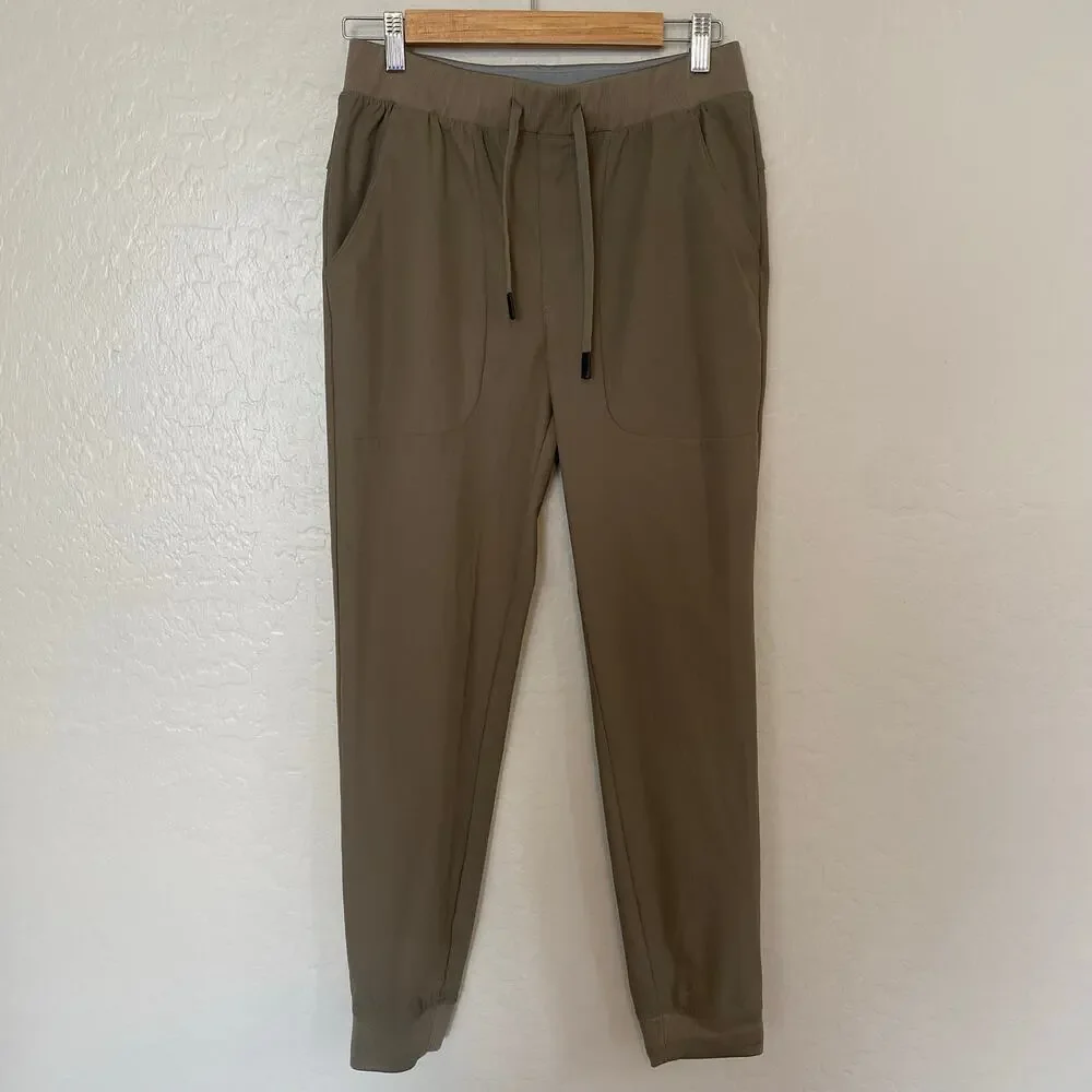 VRST Limitless Performance Joggers Mens Size Small Pants Athleisure Golf Taupe